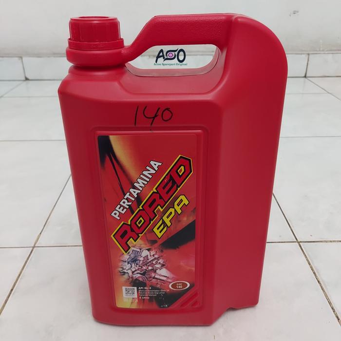 Oli Gardan Pertamina Rored EPA SAE140 SAE 140 5 Liter