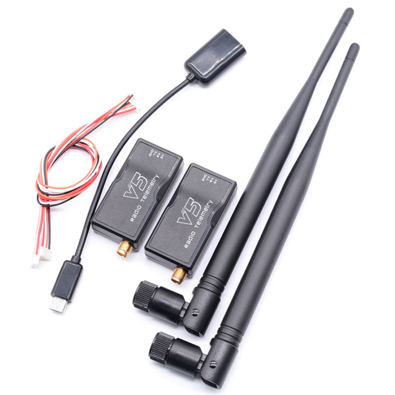 PROMO 3DR Radio V5 Telemetry 433Mhz 915Mhz 1000MW/500MW Air and Ground Data Transmit Module with OTG