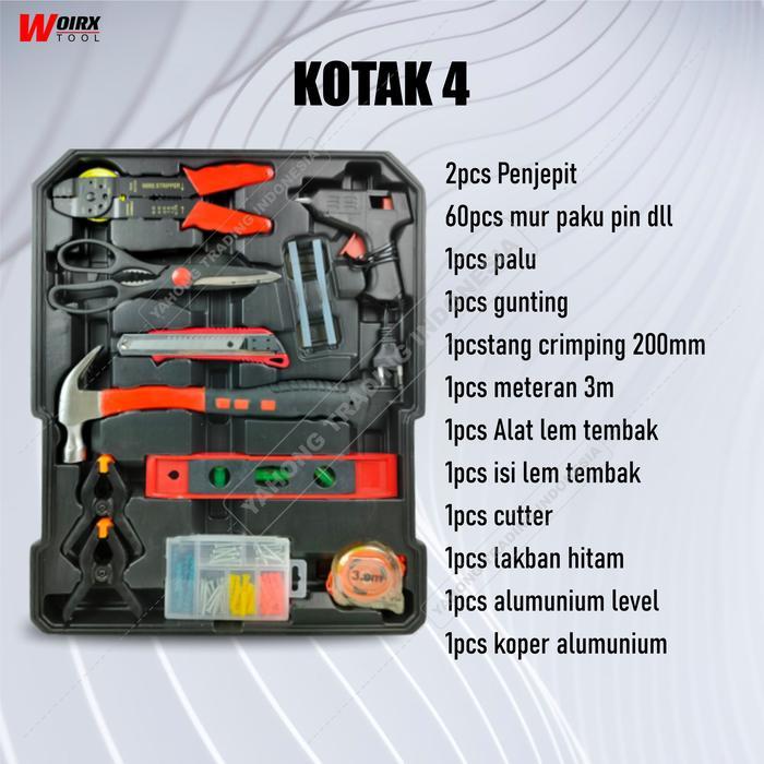 Kunci Sock Sok Set 187 Pcs Socket Tool Kit Woirx Tool