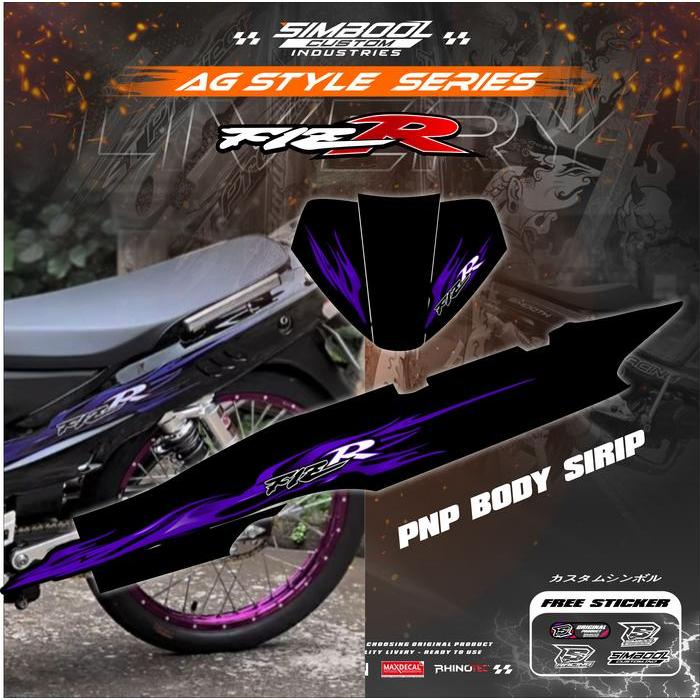 Stripping api f1zr body sirip 125 Z virall Ag style original design by.simboolcustom