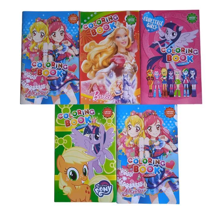 (GROSIR 50 PCS) BUKU MEWARNAI ANAK MURAH Books