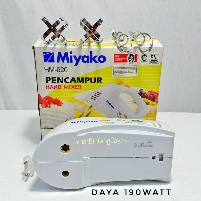 Miyako Hand Mixer Miyako Hm 620 Mixer Tangan/ Hand Mixer Tangan Miyako
