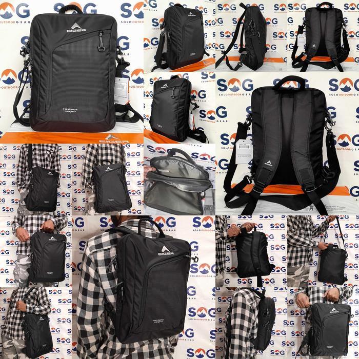 JTTOP" TAS LAPTOP PUNGGUNG SELEMPANG EIGER T.S.3LOGIC NAVIGATOR MEGA ORIGINAL