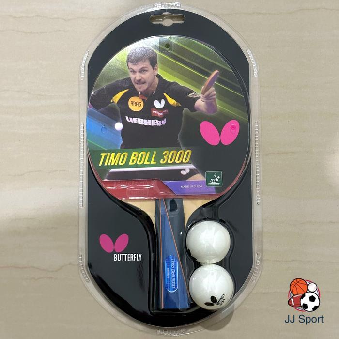 Bet Pingpong Bat Pingpong Butterfly TIMO BOLL 3000 ORIGINAL