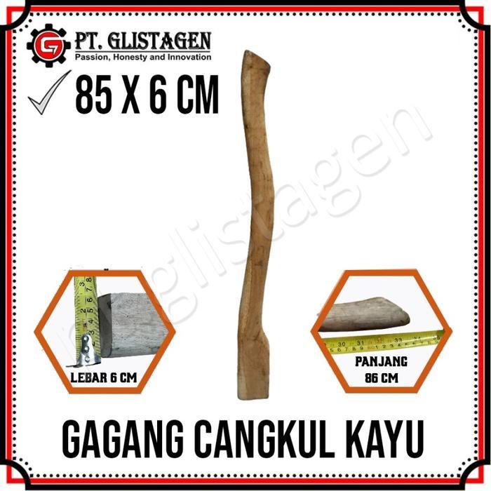 Gagang Cangkul Kayu Tongkat Pacul Doran Ruyung