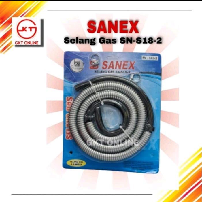 (COD) Selang Gas Metal Sanex / Selang Gas Flexible LPG Sanex