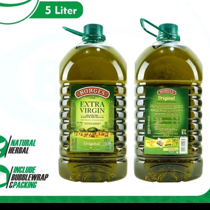 Borges Minyak Zaitun Extra Virgin original 5 liter