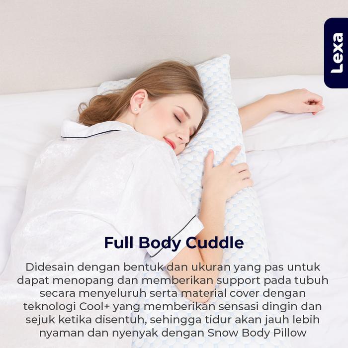 Lexa Snow Body Pillow - Guling Besar Premium Full Body