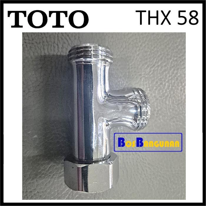 Konektor T Joint / Cabangan Jet Shower TOTO THX58 / Tee Joint TOTO / TOTO T-Joint Set for Eco Washer