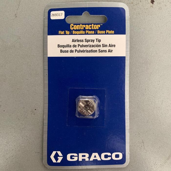 Graco contractor flat tip 317 airless spray gun