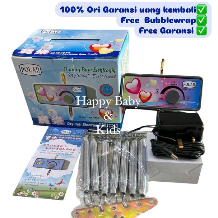 TERLARIS POLAR Mesin Ayunan Listrik/Buaian bayi/Baby Bouncer komplit dengan 7 per + Besi pengait +