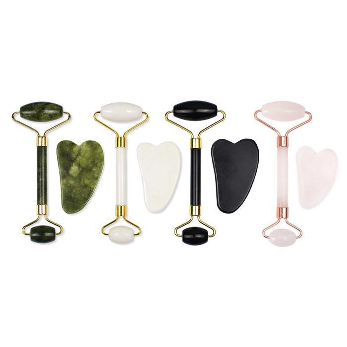 Roller Guasha Facial Massager Alat Pijat Wajah Roller Wajah