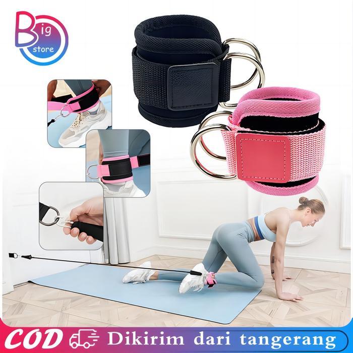 Trailtop Healthy - Angkle Strap Gym Adjustable Ankle Strap Gym Ankle Leg Strap Dengan D-Ring Strap