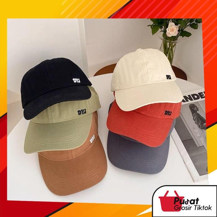 BISA COD T6690 Topi Wanita Ala Korea / Topi Olahraga Wanita / Simple Baseball Cap