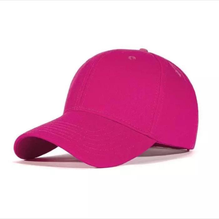Maxdo - Topi Baseball Polos Distro Pink Fanta Aksesoris Fashion Keren Pria Wanita Quality Premium