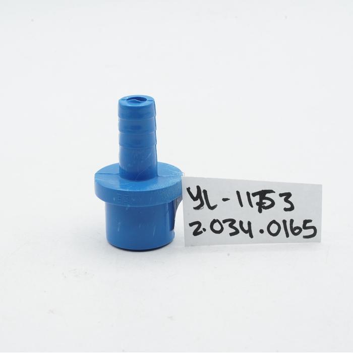 Blue 20mm to 10mm Konektor Adaptor Selang ke Pipa PVC Garden Irrigation PVC Straight Pipe Joint