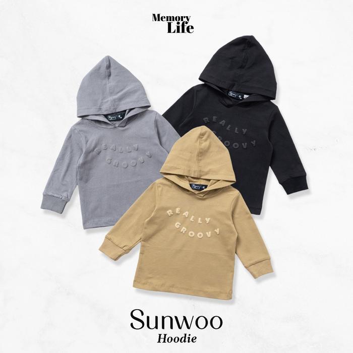ASLI MemoryLife - Sunwoo Hoodie Hoodie Anak Umur 3 Tahun - 8 Tahun Ready stok