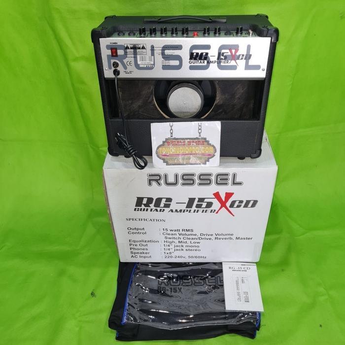 Ampli Russel Rg15X 8 Inch Ampli Gitar Rg-15X Amplifier Co