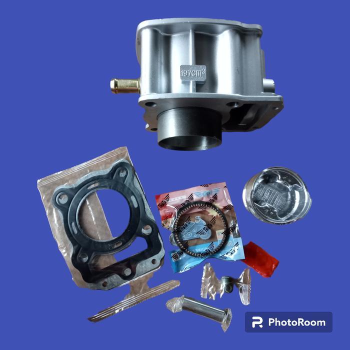Cyinder Blok Viar 200Cc Silinder Blok Seher Radiator Set- Sperpat