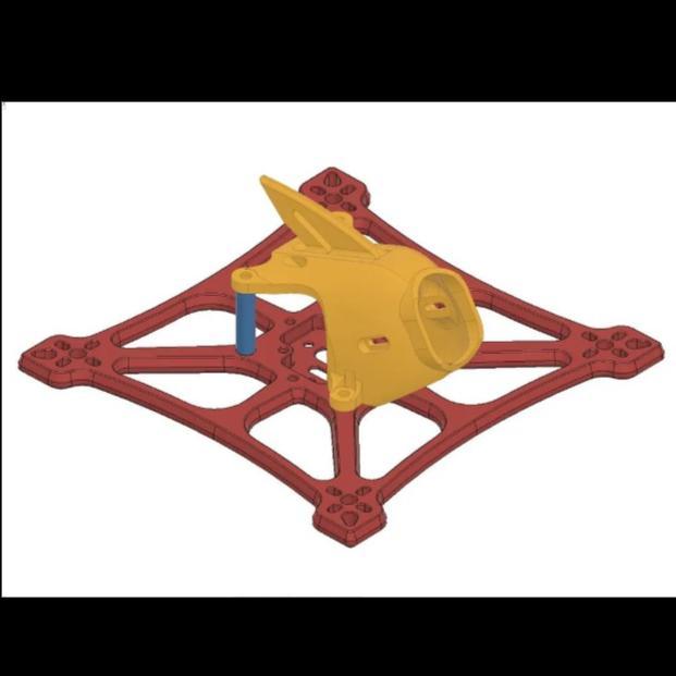 frame drone 3inch atau 4inch abyss34-quadcopter v2