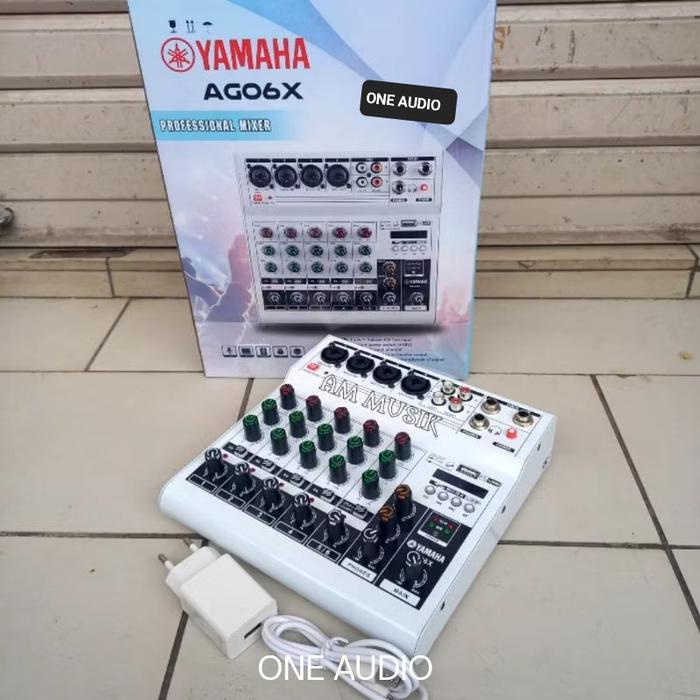 MIXER YAMAHA AG06X MIXER AUDIO 6 CHANNEL AG 06 X