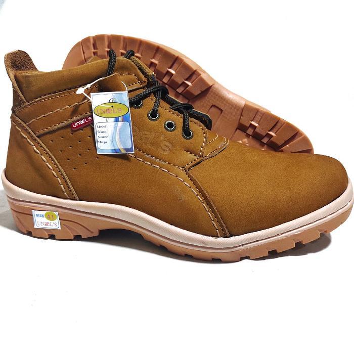 fiuri stor - sepatu boots kulit asli original sepatu touring hiking sepatu motor boots casual kasual