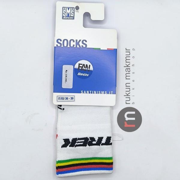 ORIGINAL Santini Men Road Cycling Socks Team Trek Segafredo World Champion Mads Pedersen - Sock Kaos