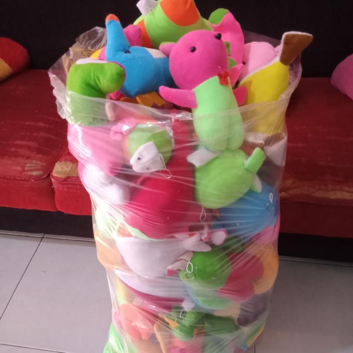 Boneka Mesin Capit 1 Bal isi 100 Pcs
