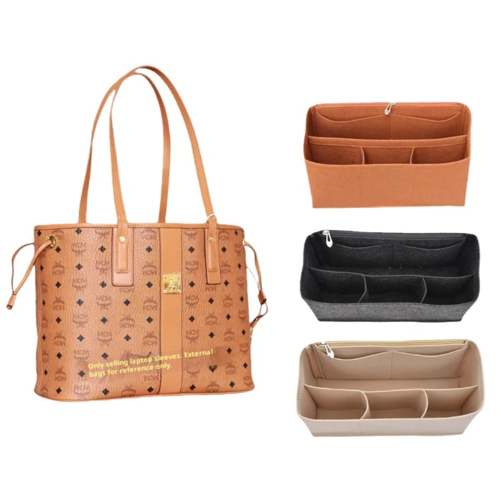 Felt Purse Organizer Handbag Tote Shaper, Insert Liner Shaper Bag in Bags for MCM LIZ Visetos Speedy