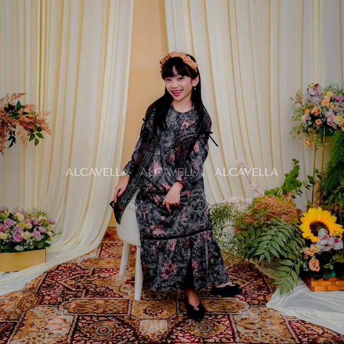 ZAFEERA KIDS DRESS PREMIUM GAMIS ELEGAN MEWAH - ALCAVELLA