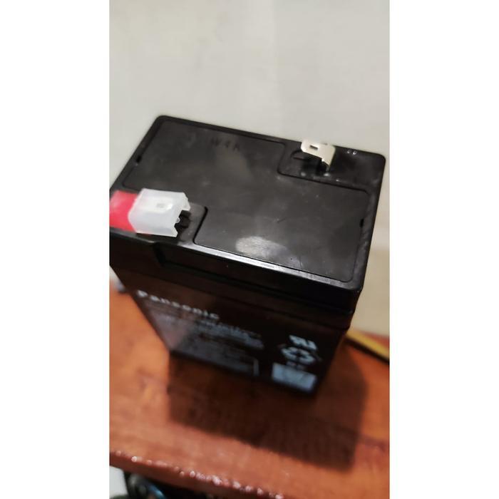 AKI KERING DRY ACCU 6V 6VOLT 4,5AH BATERAI BATTERY MAINAN EMERGENCY LAMPU ORIGINAL