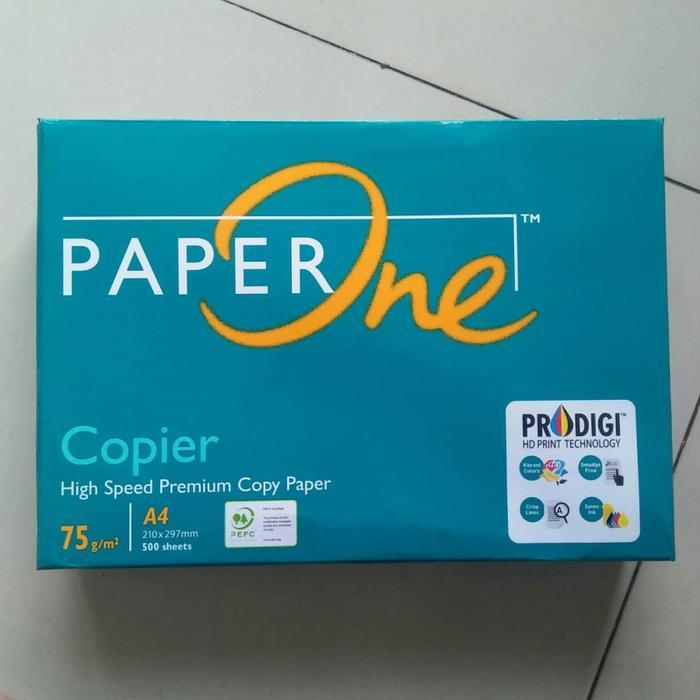 Kertas Hvs A4 75 Gram Paper One 1 Rim