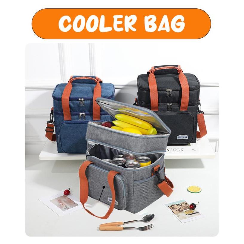 Cooler Bag / Tas Penahan Panas Dingin / Tas Bekal Makanan Bekal Buah