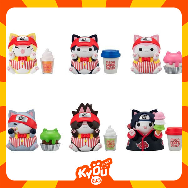 [Random] [1 PCS] MEGA CAT PROJECT Nyaruto MEGACAT DINER - Naruto