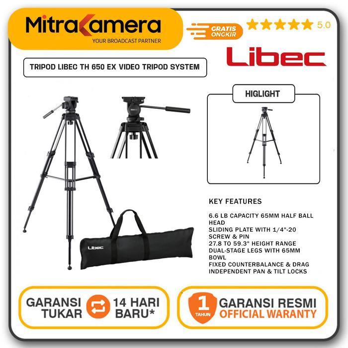Tripod Libec TH 650 EX Video Tripod System