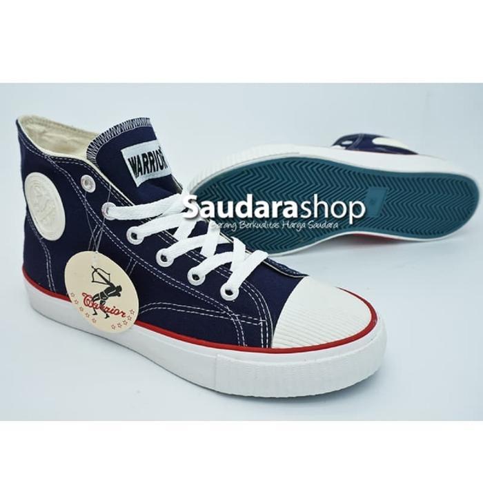 Sepatu Warrior Classic / Sepatu Sekolah Warrior / Sepatu Warrior Navy