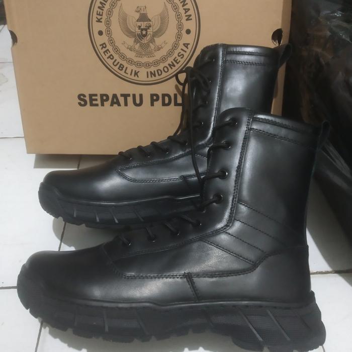 Sepatu PDL Full kulit Tali TNI Kemhan OriginaL