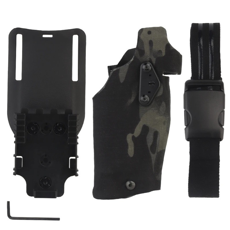 Tactical Holster for Glock 17/19 with X300/X300U Pneumatic Light, Model 832ALS, Quick Removable