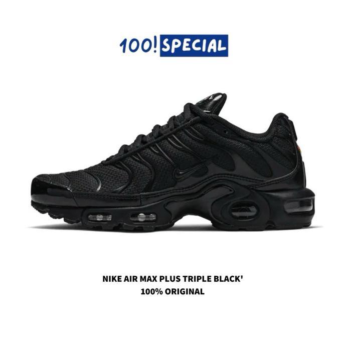 Sepatu Nike Air Max Plus TN Triple Black BNIB