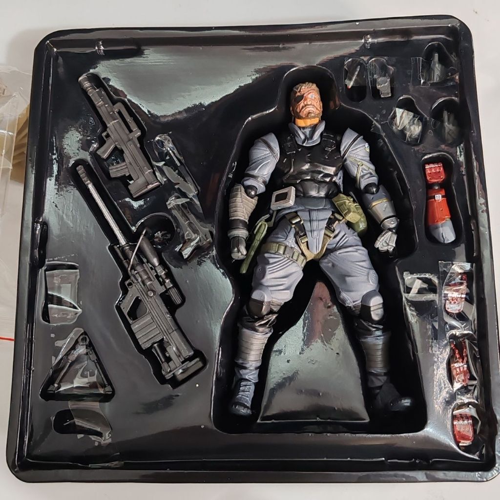 Venom Snake Figure Metal Gear Solid Action Figure Vulcanlog 004 Punished Snake Figurine Pvc Model