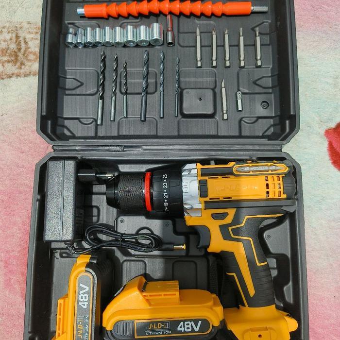 Bor Baterai Jld 48V. Cordeless Drill Jld 2