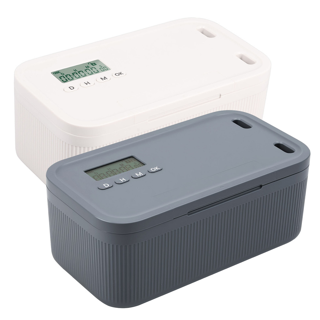 ELECTRONIC TIME LOCK BOX SAFE TIMER LOCK CONTAINER MULTI FUNCTION PHONES CIGARETTES PERSONAL ITEMS