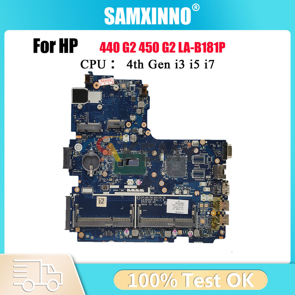 LA-B181P Laptop Motherboard For HP ProBook 440 450 G2 With i3 i5 i7 4th 5th Gen CPU 799548-001