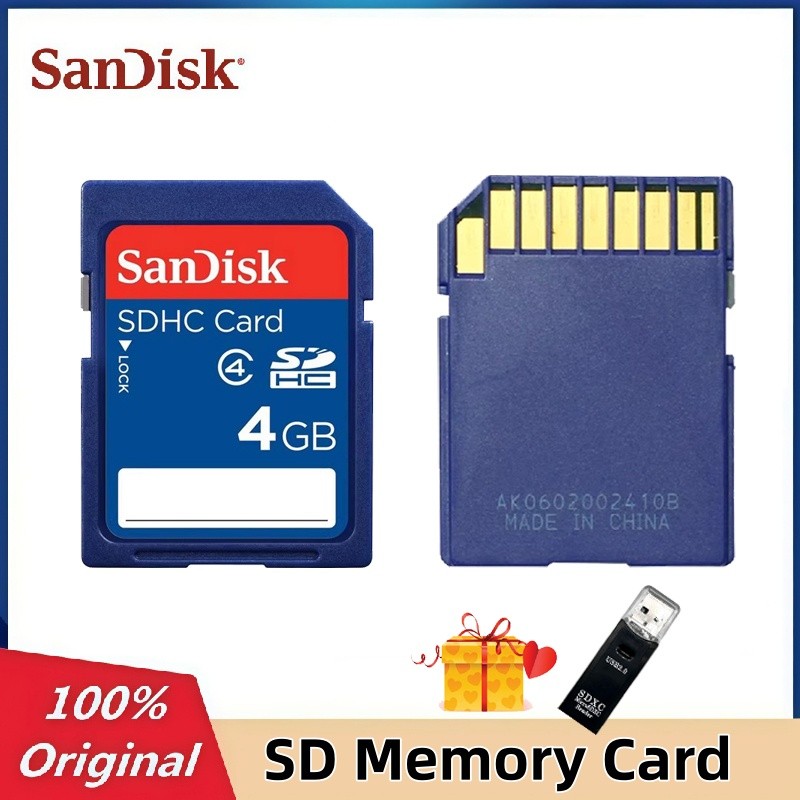 Sandisk 4GB SD SDHC Card Camera Memory Card 4G for Canon Panasonic CCD digital 3D Printer CNC SDHC