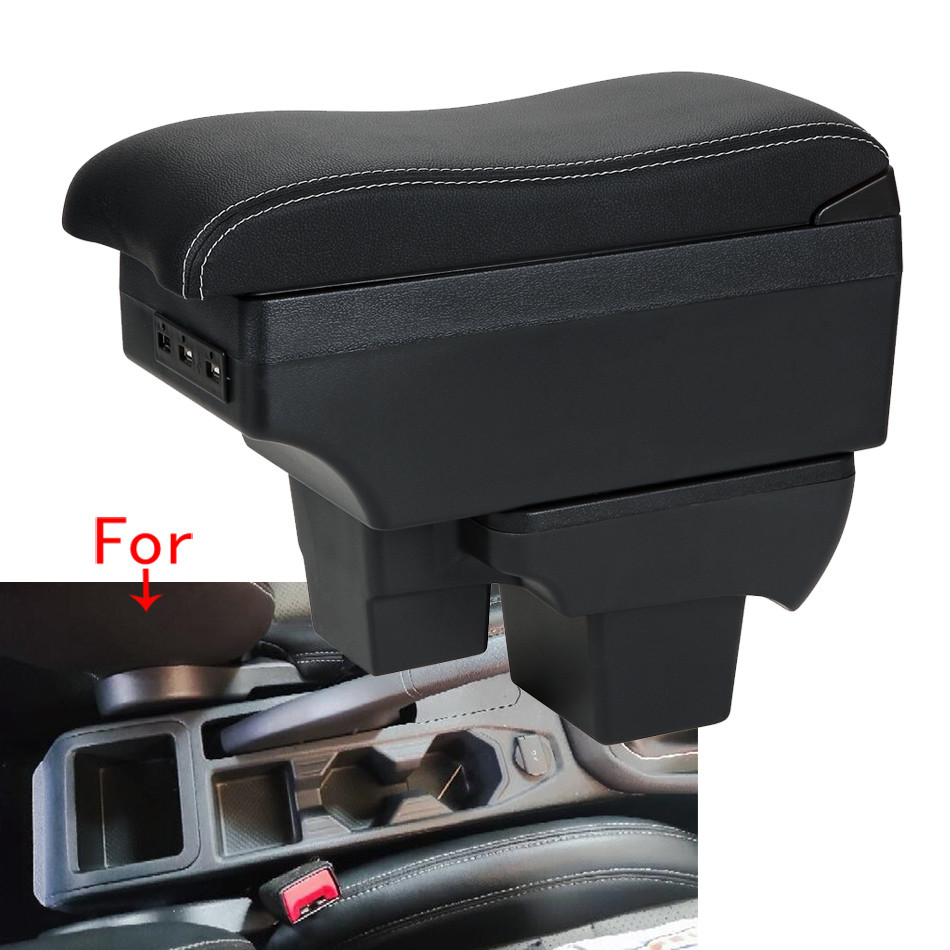 Armrest For Volkswagen POLO Car Armrest Box For VW Polo 2020-2025 Curved Surface Storage Box Car Acc
