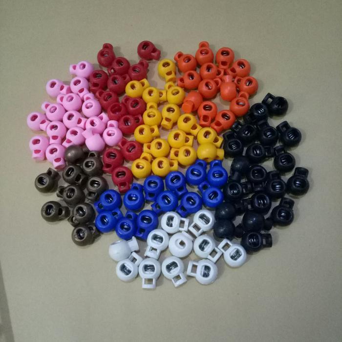 Stopper tali tas warna warni/ Stopper bulat