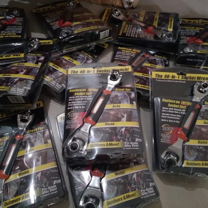 "New" kunci ring pas Tiger wrench universal 48 in 1 wrench 48in1 Ori