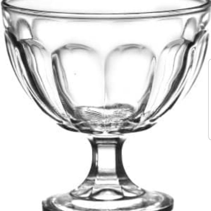 1 SET 3PCS GELAS ES/GELAS ICE CREAM/GELAS ES CAMPUR/GELAS KACA