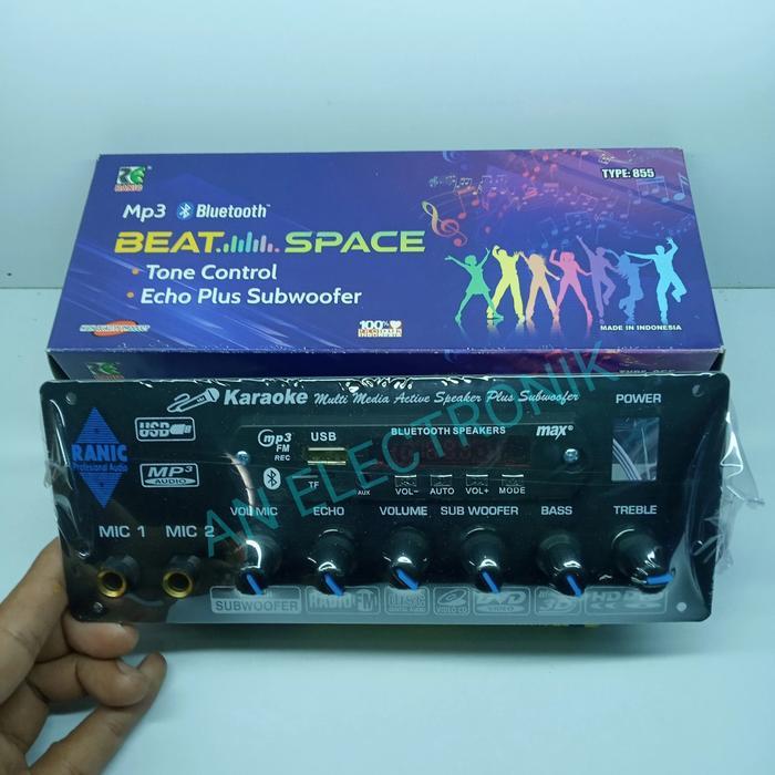 KIT TONE CONTROL STEREO KARAOKE MIC ECHO SUBWOOFER MP3 BLUETOOTH