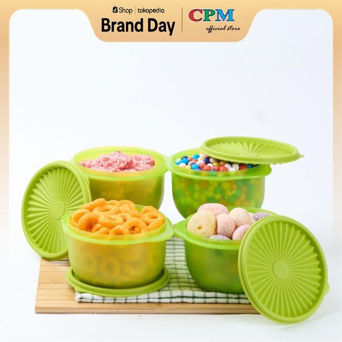 Delicia m set of 4 pcs /storage / wadah penyimpanan/toples mini